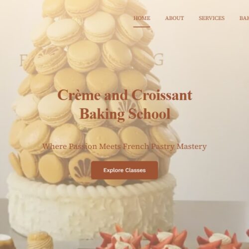 Baking School Website